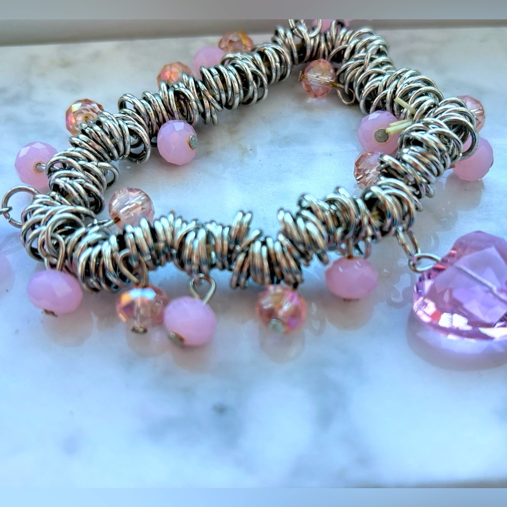 Pink Heart Cha Cha Bracelet